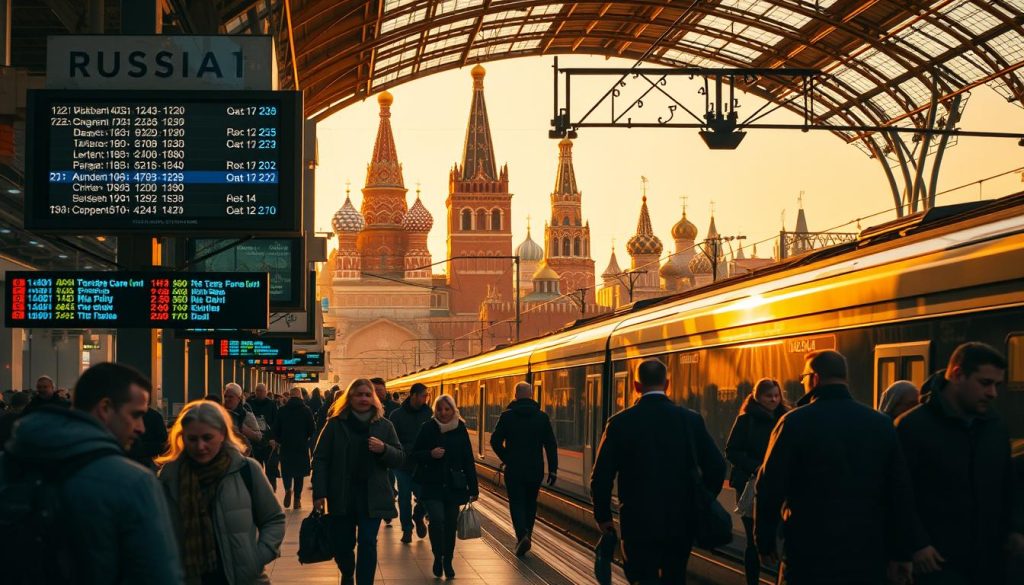 russia local time travel and transport
